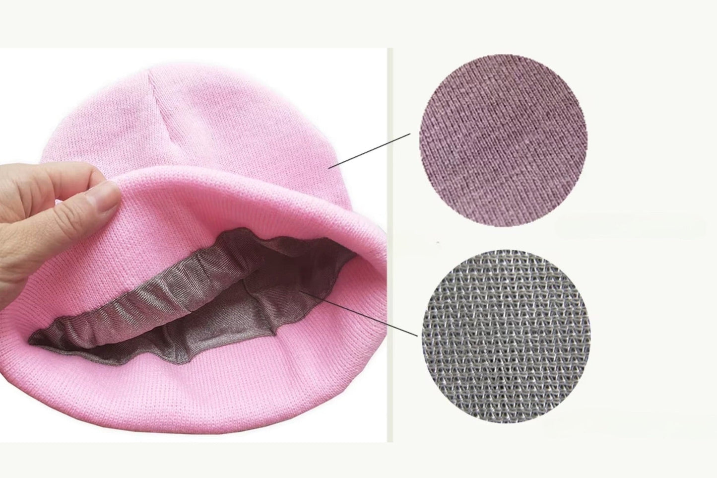 Faraday Beanie – EMF Blocking Cap with Silver Fiber Lining | Anti - Radiation Protection, Soft Knit, - Wax | Wane