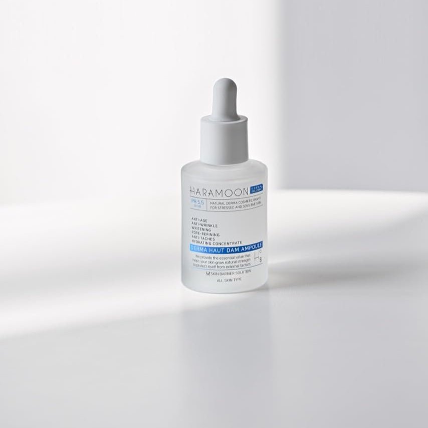 HARAMOON Silky Hydration Ampoule | Vegan & EWG Certified Korean Skincare, 30mL - Wax | Wane