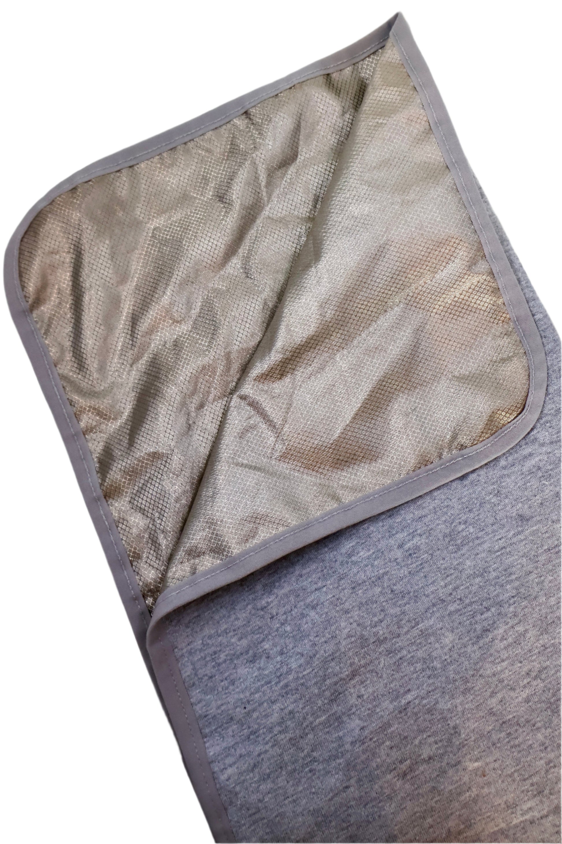 Faraday EMF Shielding Blanket – 18"x18" Laptop Pad | Silver Fiber Anti - Radiation Protection for - Wax | Wane